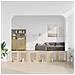 Cancello per cani pieghevole con supporti 6 pcs Rovere Sonoma - Foto miniatura 2