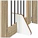 Cancello per cani pieghevole con supporti 6 pcs Rovere Sonoma - Foto miniatura 5