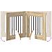 Cancello per cani pieghevole con supporti 6 pcs Rovere Sonoma - Foto miniatura 6