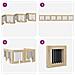 Cancello per cani pieghevole con supporti 6 pcs Rovere Sonoma - Foto miniatura 7