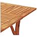 Set da Pranzo per Giardino 5 pz in Legno Massello di Acacia - Foto miniatura 8