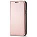 Custodia Magnetica Per Samsung Galaxy S23+ Con Copertura Pieghevole Per Portafoglio, Colore Rosa. - Foto miniatura 4