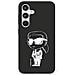 Karl Lagerfeld Custodia In Silicone Graffiti Ikonik Con Magsafe Per Samsung Galaxy S25 Nera - Foto miniatura 1