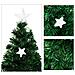 Albero di Natale Artificiale in Fibra Ottica con 16 Luci Led a Forma di Stella da 120 cm - Foto miniatura 4