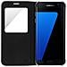 Custodia A Libro Flip Book Cover Per Samsung Galaxy S7 Edge - Nera - Foto miniatura 8