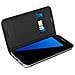 Custodia A Libro Flip Book Cover Per Samsung Galaxy S7 Edge - Nera - Foto miniatura 2