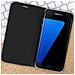 Custodia A Libro Flip Book Cover Per Samsung Galaxy S7 Edge - Nera - Foto miniatura 17