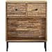 Credenza In Legno Di Teak Recuperato 60x30x75cm - Foto miniatura 3