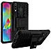 Cover Samsung Galaxy M20 Antishock Protezione + Supporto Integrato Nero - Foto miniatura 5