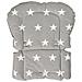 Cuscino Imbottito Per Seggiolone Little Stars Grigio 50x65x3,5 Cm - Foto miniatura 1