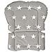Cuscino Imbottito Per Seggiolone Little Stars Grigio 50x65x3,5 Cm - Foto miniatura 2
