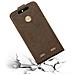 Custodia Compatibile Con Zte Blade V8 Mini In Bruno Caffè - Coperchio Protettivo In Design Flip Con Chiusura Magnetica - Foto miniatura 8