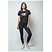 Crewneck Women's Croptop (112606-kk001) - Nero M - Foto miniatura 1