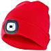 Lighthouse: Cappellino Con Luce Frontale Led Ricaricabile. Rosso - Foto miniatura 1