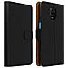 Custodia Xiaomi Redmi Note 9s / 9 Pro / 9 Pro Max Pelle Funzione Supporto Nera - Foto miniatura 1