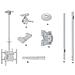 Public Ceilingmount Medium, 200 x 100, 200 x 200, 300 x 200, 300 x 300, 400 x 200, 400 x 400 mm, 832 - 1500 mm, -5 - 15° - Foto miniatura 4