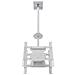 Public Ceilingmount Medium, 200 x 100, 200 x 200, 300 x 200, 300 x 300, 400 x 200, 400 x 400 mm, 832 - 1500 mm, -5 - 15° - Foto miniatura 8