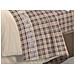 Completo Lenzuola Linea Pensieri Delicati 100% Cotone Disegno Cervo Tartan Matrimoniale Beige - Foto miniatura 5