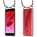 Catena Di Telefoni Cellulari Compatibile Con Asus Zenfone 4 Selfie Pro In Arancio Blu Bianco - Coperchio Protettivo In Silicone Con Anelli D'argento, Cinturino In Corda E Custodia Staccabile - Foto miniatura 8