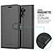 Custodia Compatibile Con Huawei Enjoy 7 Plus In Nero Carbone - Coperchio Protettiva Con Chiusura Magnetica, Funzione Stand E Tasca Per Le Carte - Foto miniatura 5