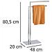 Supporto Da Bagno Per Asciugamani Recco, Supporto Stabile A 2 Bracci - Foto miniatura 2