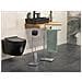 Supporto Da Bagno Per Asciugamani Recco, Supporto Stabile A 2 Bracci - Foto miniatura 3