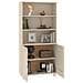 Credenza In Legno Massello Di Pino Marrone Miele - Foto miniatura 3
