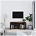 Mobile Tv Rovere Marrone 100x35x40 Cm In Legno Multistrato - Foto miniatura 3