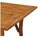 Tavolo Da Giardino 150x90x75 Cm Legno Massello Di Acacia - Foto miniatura 5