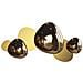 Applique Contemporanea Jack-stone Acciaio Colore Oro Led 13w - Foto miniatura 1