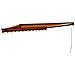 Tenda Retrattile Arancione Marrone 3,5x2,5m Tessuto E Alluminio - Foto miniatura 7