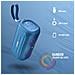 ROLLERBEAST Cassa Bluetooth Portatile Waterproof con Cavo USB Incluso, Azzurro - Foto miniatura 5