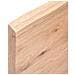 Piano Bagno Marrone 80x50x (2-4) cm Legno Massello Trattato - Foto miniatura 2
