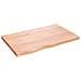 Piano Bagno Marrone 80x50x (2-4) cm Legno Massello Trattato - Foto miniatura 1