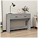 Tavolo Consolle Grigio Sonoma 100x39x75 Cm In Legno Multistrato - Foto miniatura 1