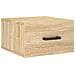 Comodino A Muro Rovere Sonoma 35x35x20 Cm - Foto miniatura 2