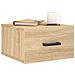 Comodino A Muro Rovere Sonoma 35x35x20 Cm - Foto miniatura 3