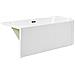 Vasca Da Bagno Gocta Lato Destro 170 X 78 Cm Bianco - Foto miniatura 4