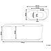 Vasca Da Bagno Gocta Lato Destro 170 X 78 Cm Bianco - Foto miniatura 11