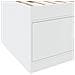 Divano Letto Con Cassetti Bianco 90x190 Cm In Legno Multistrato - Foto miniatura 7