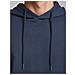 Felpa Con Cappuccio 12182537-Navy Bl Uomo Taglia L Colore Blue - Foto miniatura 4