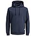 Felpa Con Cappuccio 12182537-Navy Bl Uomo Taglia L Colore Blue - Foto miniatura 1
