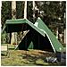 Tenda Da Campeggio Tipi Per 5 Persone Verde Impermeabile - Foto miniatura 3