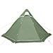 Tenda Da Campeggio Tipi Per 5 Persone Verde Impermeabile - Foto miniatura 8