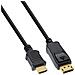 Cavo DisplayPort M a HDMI M, 1,5m, Audio, HDTV, FullHD, DP1.1, dorato - Foto miniatura 1
