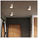 Portafaretto Gesso Da Soffitto Gu10 Porta Faretto Cilindro Bianco Verniciabile - Foto miniatura 2