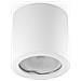 Portafaretto Gesso Da Soffitto Gu10 Porta Faretto Cilindro Bianco Verniciabile - Foto miniatura 3