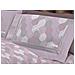 Completo Lenzuola Letto Calda Flanella 100% Cotone Disegno Bologna Singolo Rosa - Foto miniatura 5