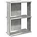 Libreria 3 Ripiani Grigio Cemento 60x30x80 Cm Multistrato - Foto miniatura 2