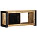 Mobile Porta Tv 80x30x35 Cm In Legno Massello Di Mango Grezzo - Foto miniatura 1